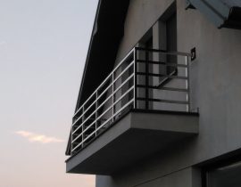 Balustrada nierdzewna balkonowa nr29